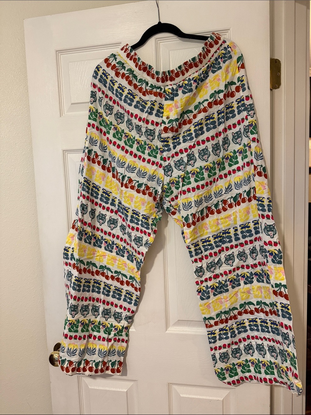 Anthropologie Multicolor Fun Patterned Pajama Pants